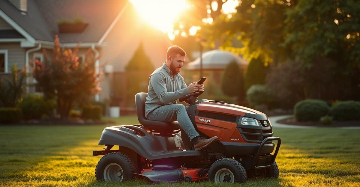 Photo illustration of a service pro using their phone to respond quickly to a quote request.